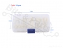 Spacer/Standoff M3 set 180 pieces white